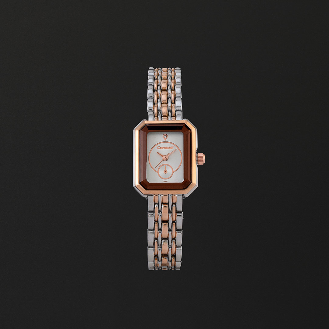 هدية ساعة نسائية مع عطر بايدف وردة طبيعية WRW5 - Prive Rose - هدايا الشكر للنساء - Box هدية ساعة نسائية مع عطر بايدف وردة طبيعية WRW5 - Prive Rose