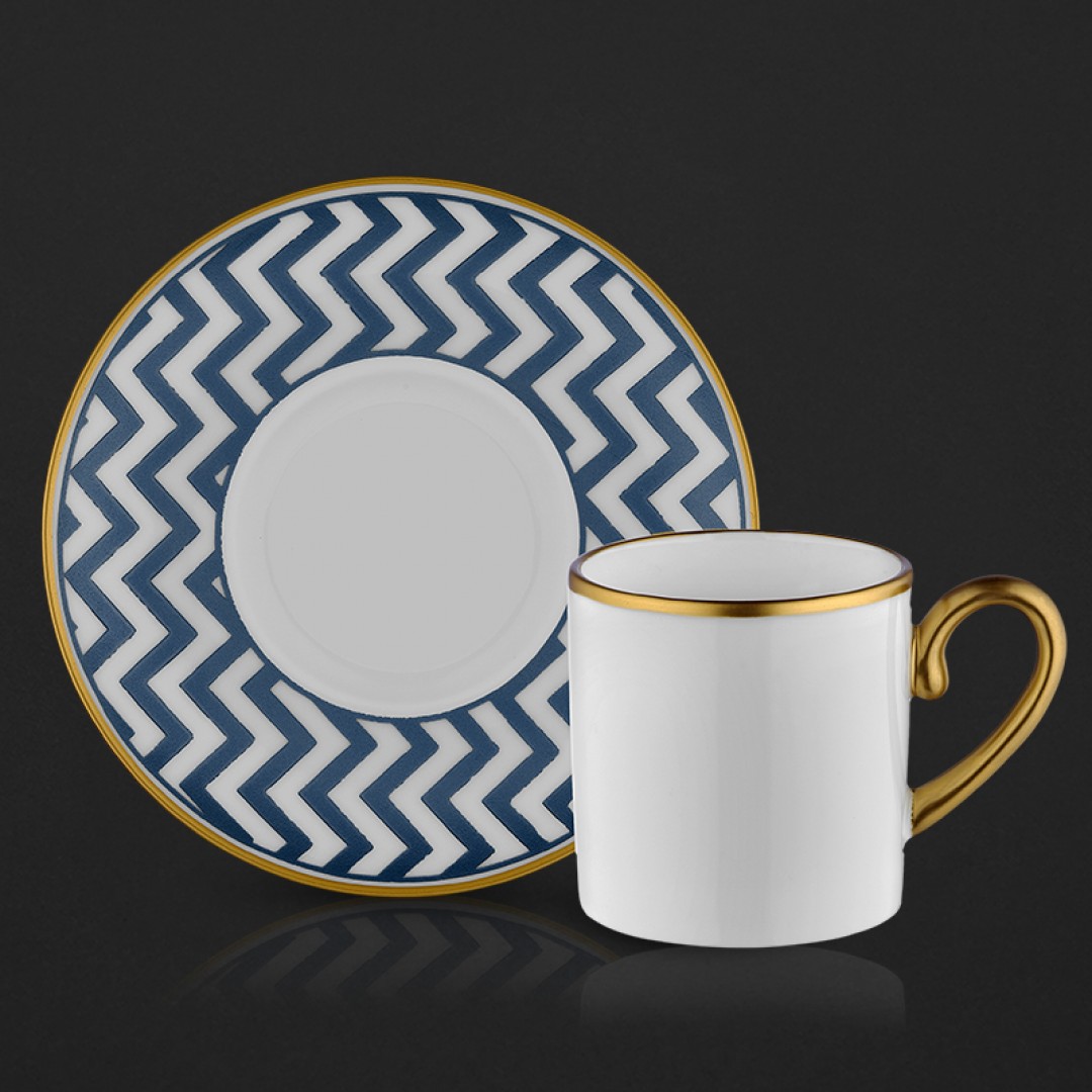 طقم فناجين قهوة زيقزاق قولد كويل 0874 - KOLEKSIYON - أطقم قهوة تركية - cup طقم فناجين قهوة زيقزاق قولد كويل 0874 - KOLEKSIYON